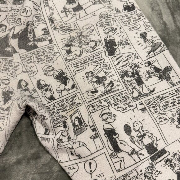 Vintage Phat Farm “GOAT” Popeye Comic Strip Sweatpants Size L - Picture 8 of 8